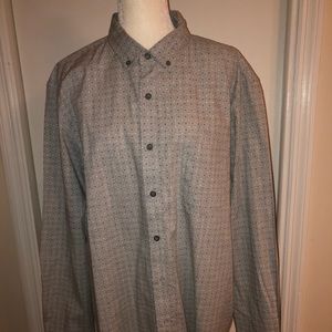 Men’s Club Room XL Gray with blue/white dots